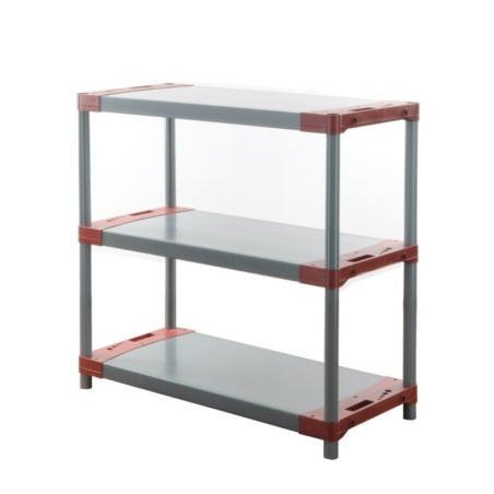 Regał magazynowy regał plastikowy do piwnicy regał do garażu 98x150x46 EKO