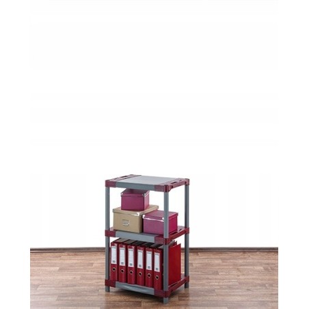 Regał magazynowy regał plastikowy do piwnicy regał garażowy 98x90x46 cm EKO