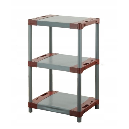 Regał magazynowy regał plastikowy do piwnicy regał do garażu 98x60x46 EKO