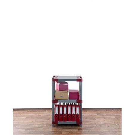 Regał magazynowy regał plastikowy do piwnicy regał do garażu 98x60x46 EKO