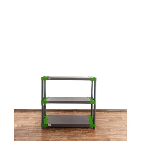 Regał magazynowy plastikowy do piwnicy regał garażowy 98x110x46 3 półki EKO