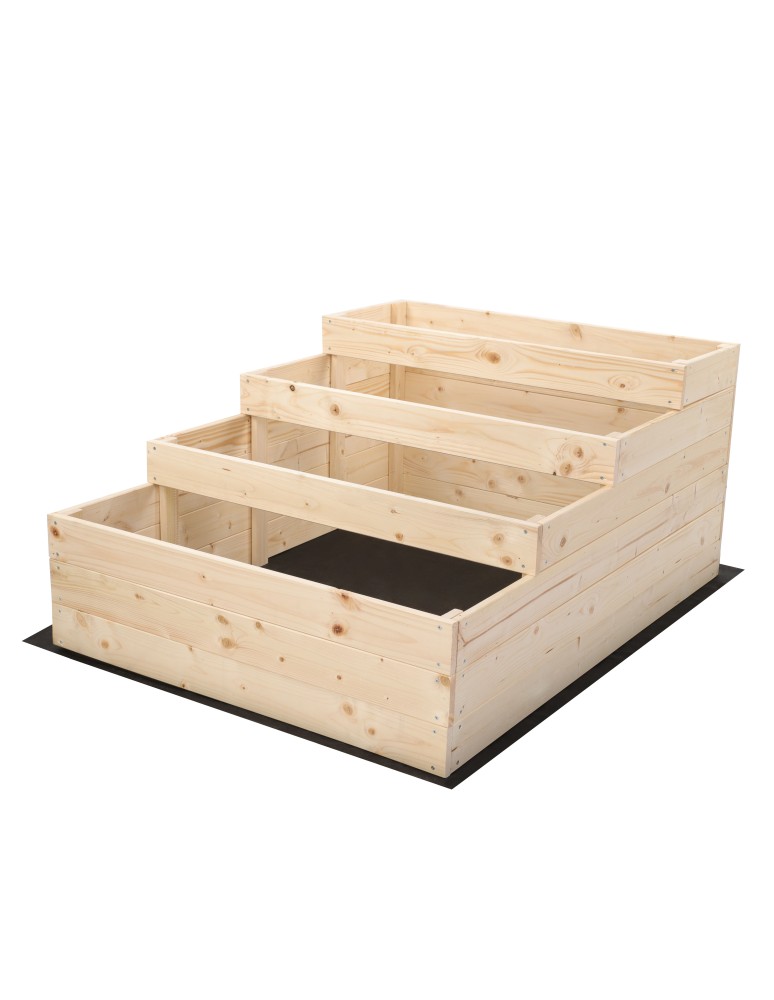 Dom i ogród - Skrzynia na warzywa warzywnik drewniana 90x120 GRATISY WYSOKA ECO - product MODO24.PL 3