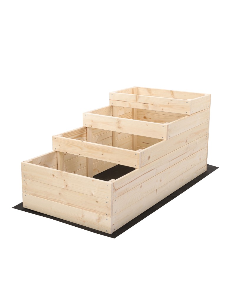 Dom i ogród - Skrzynia na warzywa warzywnik drewniana 60x120 GRATISY WYSOKA ECO - product MODO24.PL 3