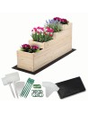Skrzynia na warzywa warzywnik drewniany 30x120 GRATISY WYSOKA ECO