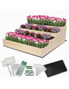 Skrzynie na warzywa warzywniak donica drewniana 120x120 GRATISY EKO