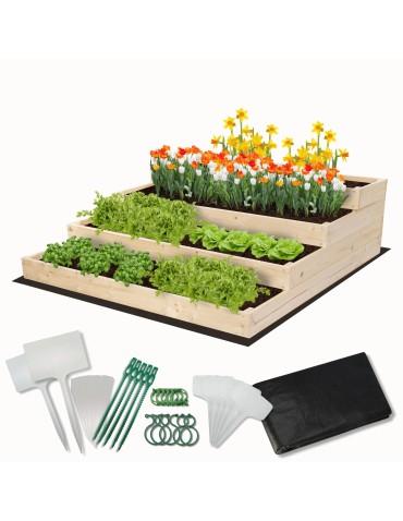 Skrzynia na warzywa warzywniak grządka drewniany 120x120 GRATISY EKO