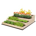 Skrzynia na warzywa warzywniak grządka drewniany 120x120 GRATISY EKO