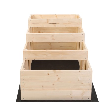 Skrzynia na warzywa warzywnik IMPREGNOWANY 60x120 GRATISY WYSOKA ECO