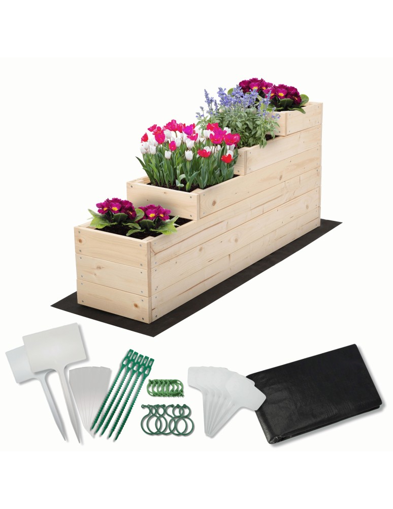 Dom i ogród - Skrzynia na warzywa warzywnik IMPREGNOWANY 30x120 GRATISY WYSOKA ECO - produkt MODO24.PL 1