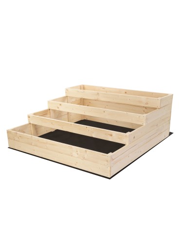 Dom i ogród - Skrzynie na warzywa warzywniak donica IMPREGNOWANY 120x120 GRATISY EKO - product 3