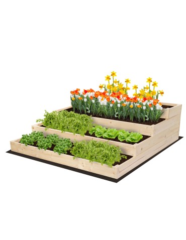 Skrzynia na warzywa warzywniak grządka IMPREGNOWANY 120x120 GRATISY EKO - product 2