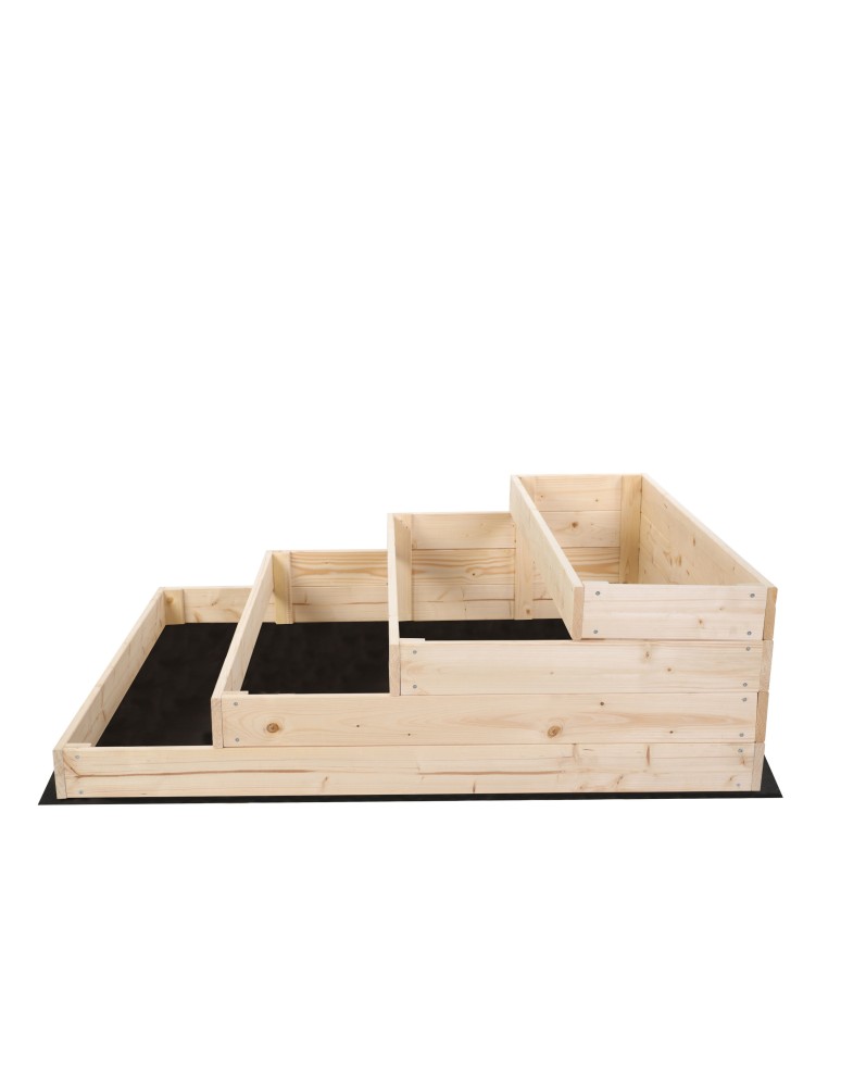 Dom i ogród - Skrzynia na warzywa warzywniak grządka IMPREGNOWANY 120x120 GRATISY EKO - product MODO24.PL 4