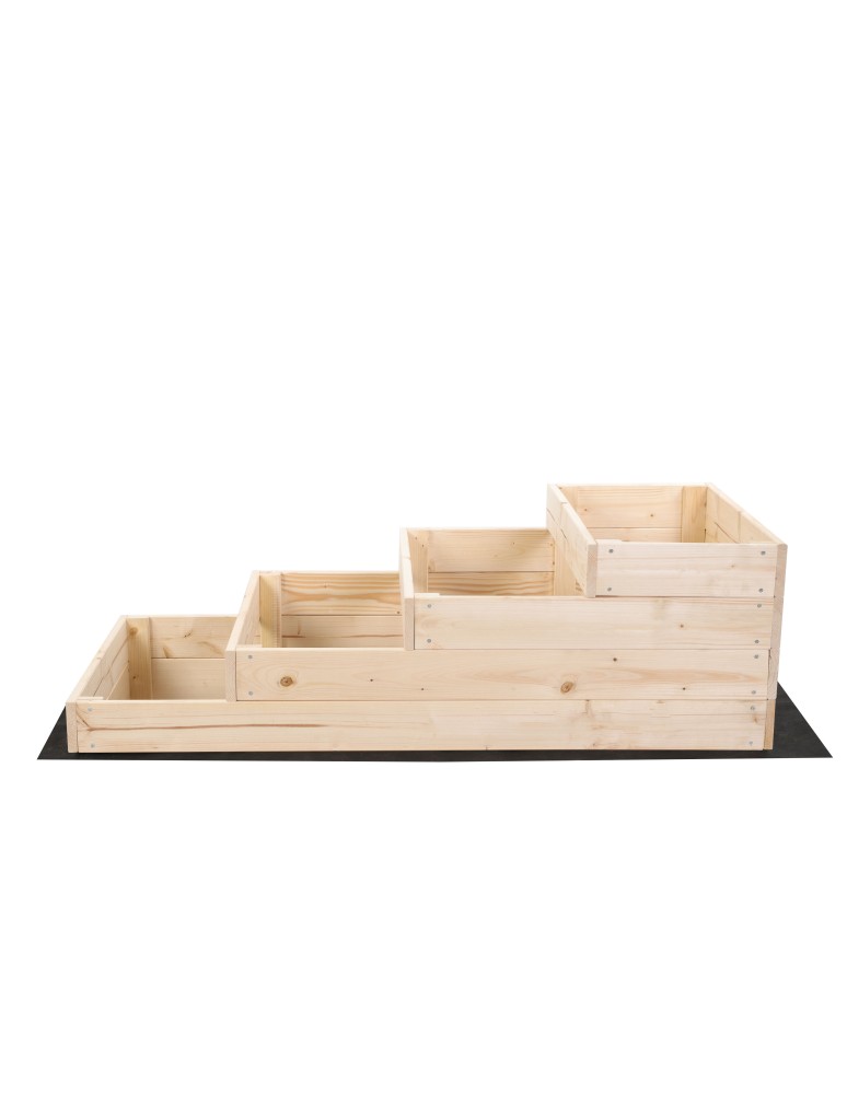 Dom i ogród - Skrzynia na warzywa warzywniak grządka IMPREGNOWANY 60x120 GRATISY EKO - product MODO24.PL 4