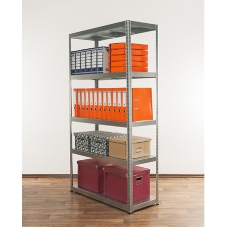 Regał metalowy ELARA 180x100x40 5p Ocynk