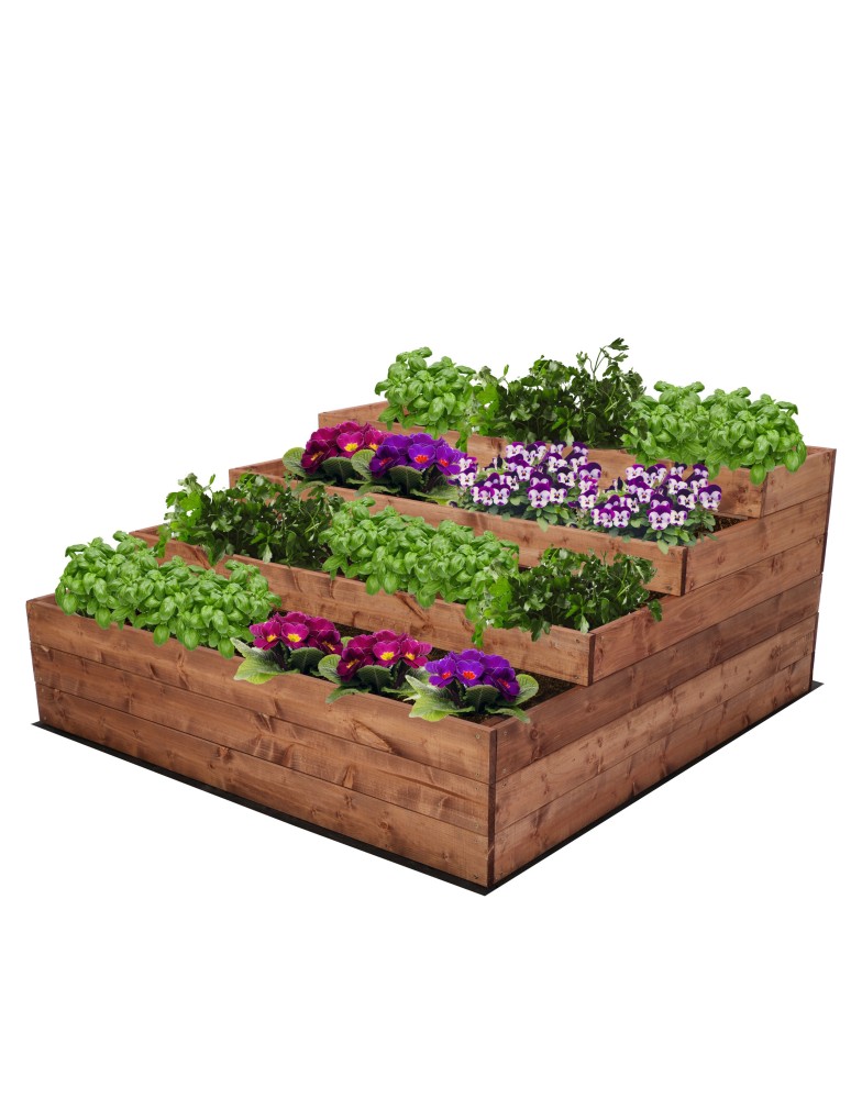 Dom i ogród - Skrzynia na warzywa warzywnik IMPREGNOWANY 120x120 GRATISY WYSOKA ECO - product MODO24.PL 2