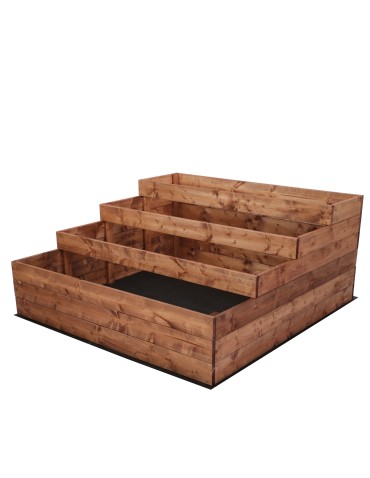 Dom i ogród - Skrzynia na warzywa warzywnik IMPREGNOWANY 120x120 GRATISY WYSOKA ECO - product 3