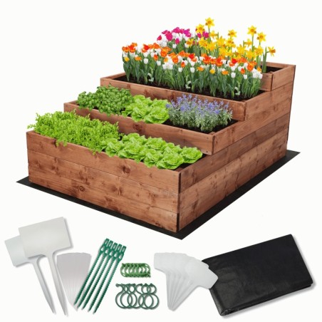 Skrzynia na warzywa warzywnik IMPREGNOWANY 90x120 GRATISY WYSOKA ECO