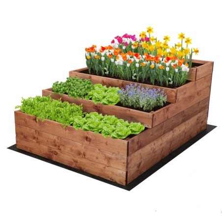 Skrzynia na warzywa warzywnik IMPREGNOWANY 90x120 GRATISY WYSOKA ECO