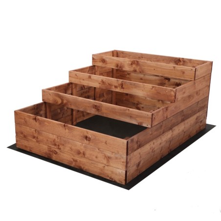 Skrzynia na warzywa warzywnik IMPREGNOWANY 90x120 GRATISY WYSOKA ECO