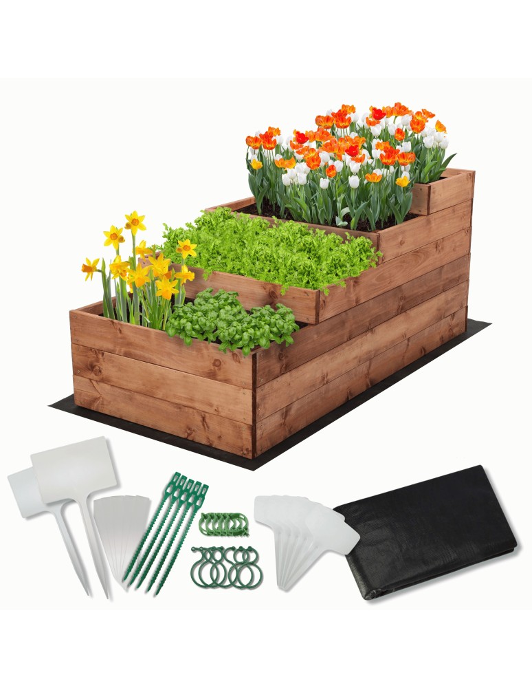 Dom i ogród - Skrzynia na warzywa warzywnik IMPREGNOWANY 60x120 GRATISY WYSOKA ECO - produkt MODO24.PL 1