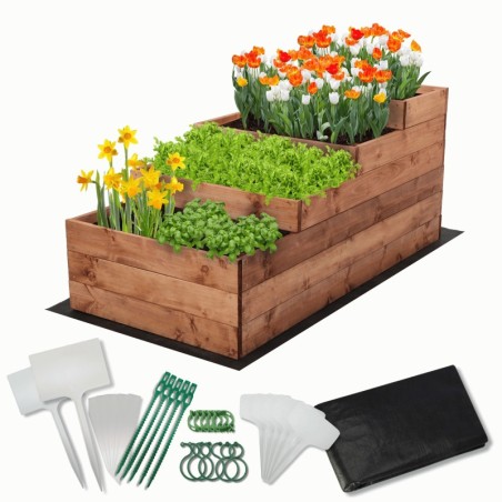 Skrzynia na warzywa warzywnik IMPREGNOWANY 60x120 GRATISY WYSOKA ECO