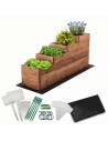 Skrzynia na warzywa warzywnik IMPREGNOWANY 30x120 GRATISY WYSOKA ECO