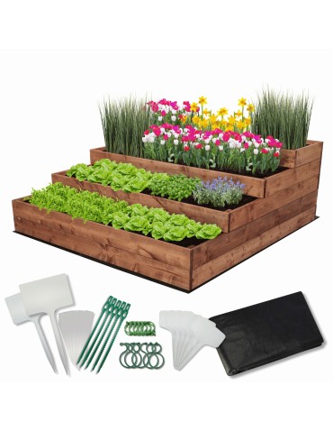 Skrzynie na warzywa warzywniak donica IMPREGNOWANY 120x120 GRATISY EKO