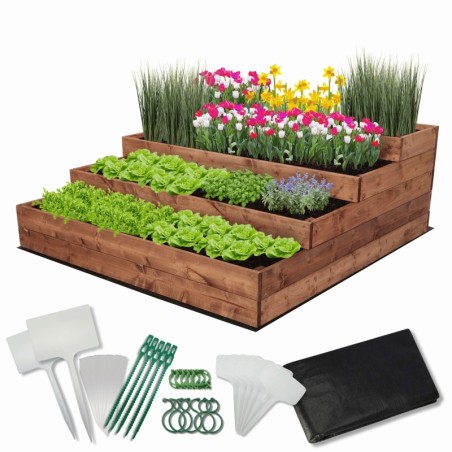 Skrzynie na warzywa warzywniak donica IMPREGNOWANY 120x120 GRATISY EKO