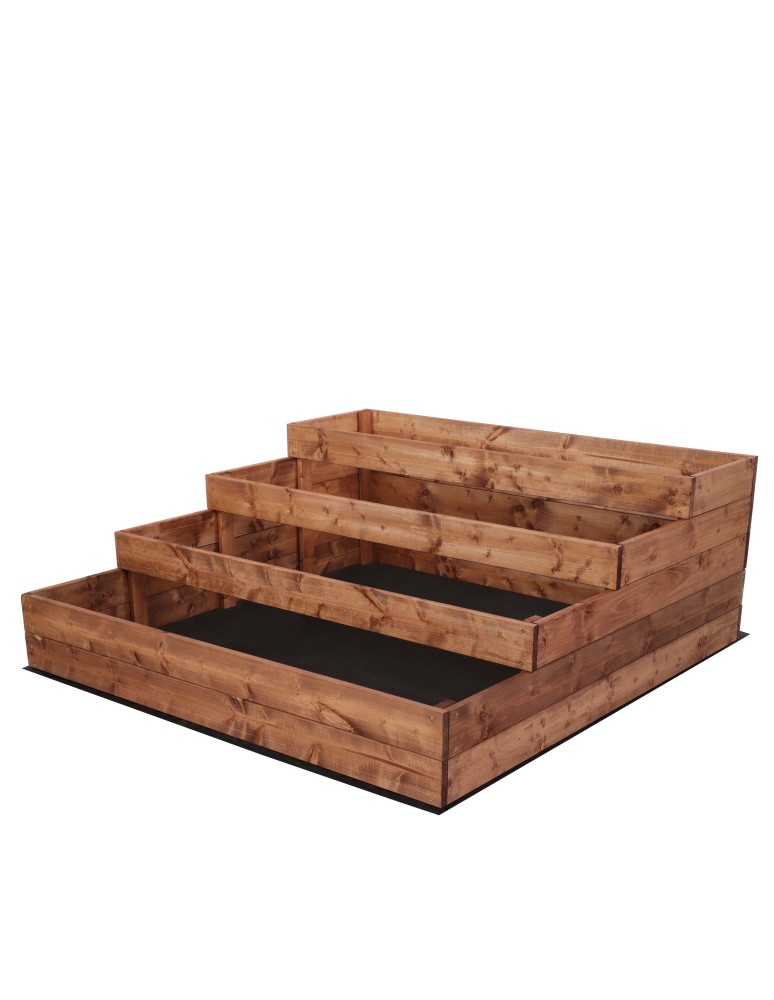 Dom i ogród - Skrzynie na warzywa warzywniak donica IMPREGNOWANY 120x120 GRATISY EKO - product MODO24.PL 3