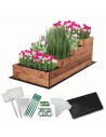 Skrzynie na warzywa warzywniak donica IMPREGNOWANY 60x120 GRATISY EKO