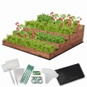 Skrzynia na warzywa warzywniak grządka IMPREGNOWANY 120x120 GRATISY EKO