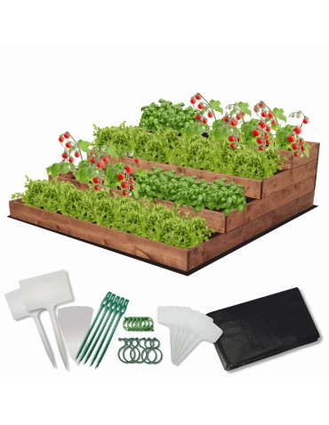 Skrzynia na warzywa warzywniak grządka IMPREGNOWANY 120x120 GRATISY EKO