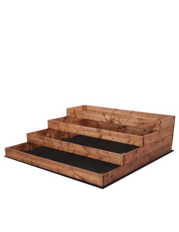 Dom i ogród - Skrzynia na warzywa warzywniak grządka IMPREGNOWANY 120x120 GRATISY EKO - product 3