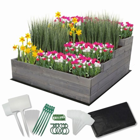 Skrzynia na warzywa warzywnik IMPREGNOWANY 120x120 GRATISY WYSOKA ECO