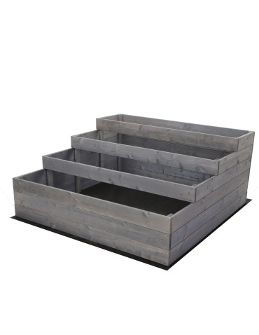 Dom i ogród - Skrzynia na warzywa warzywnik IMPREGNOWANY 120x120 GRATISY WYSOKA ECO - product 3