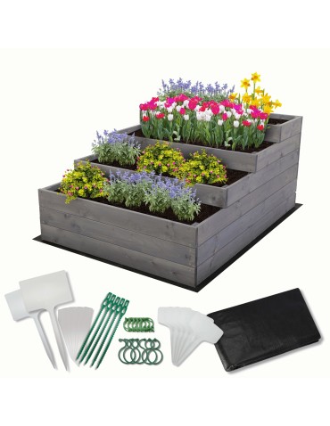 Skrzynia na warzywa warzywnik IMPREGNOWANY 90x120 GRATISY WYSOKA ECO