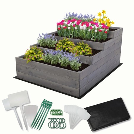 Skrzynia na warzywa warzywnik IMPREGNOWANY 90x120 GRATISY WYSOKA ECO