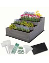 Skrzynia na warzywa warzywnik IMPREGNOWANY 90x120 GRATISY WYSOKA ECO