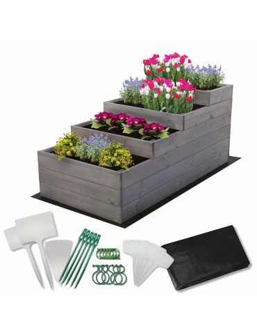 Skrzynia na warzywa warzywnik IMPREGNOWANY 60x120 GRATISY WYSOKA ECO