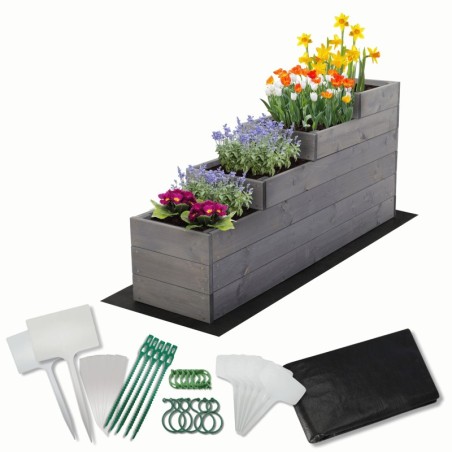 Skrzynia na warzywa warzywnik IMPREGNOWANY 30x120 GRATISY WYSOKA ECO