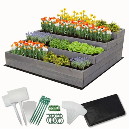 Skrzynie na warzywa warzywniak donica IMPREGNOWANY 120x120 GRATISY EKO