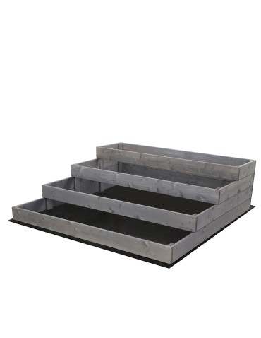 Dom i ogród - Skrzynia na warzywa warzywniak grządka IMPREGNOWANY 120x120 GRATISY EKO - product 3