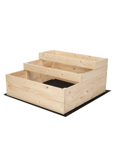 Dom i ogród - Skrzynie na warzywa warzywniak donica drewniany 90x90 GRATISY EKO - product 3