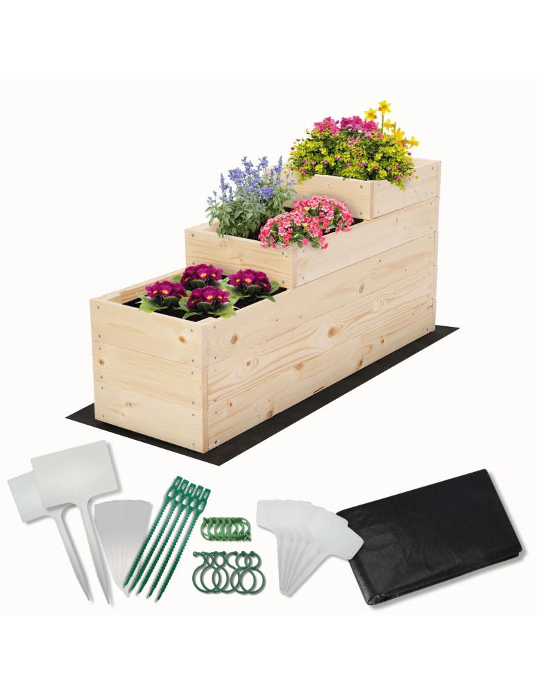 Ogród - Skrzynie na warzywa warzywniak donica drewniany 30x90 GRATISY EKO - product MODO24.PL 1