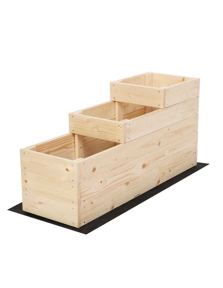 Dom i ogród - Skrzynie na warzywa warzywniak donica drewniany 30x90 GRATISY EKO - product MODO24.PL 3