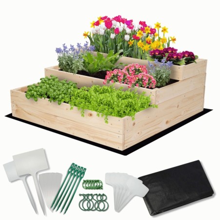 Skrzynia na warzywa warzywniak grządka drewniany 90x90 GRATISY EKO
