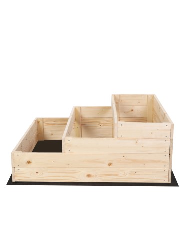 Dom i ogród - Skrzynia na warzywa warzywniak grządka drewniany 90x90 GRATISY EKO - product 4