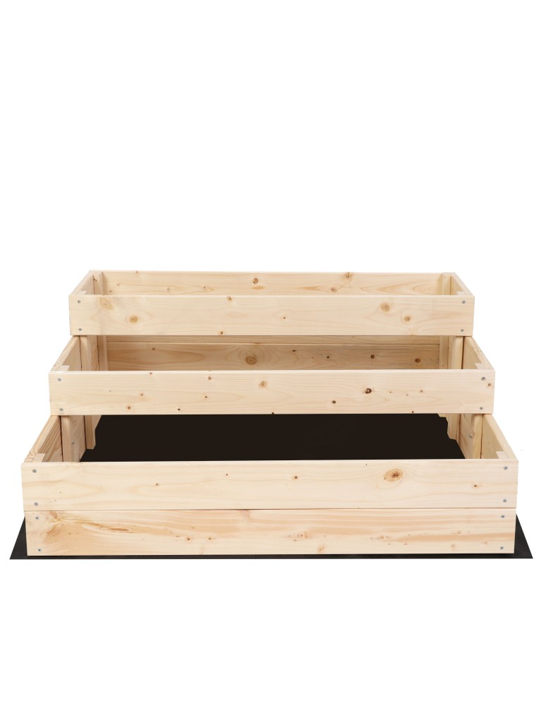 Dom i ogród - Skrzynia na warzywa warzywniak grządka drewniany 90x90 GRATISY EKO - product MODO24.PL 5