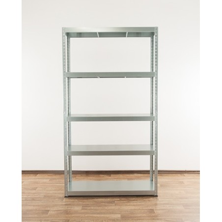 Regał metalowy ELARA 180x100x40 5p Ocynk