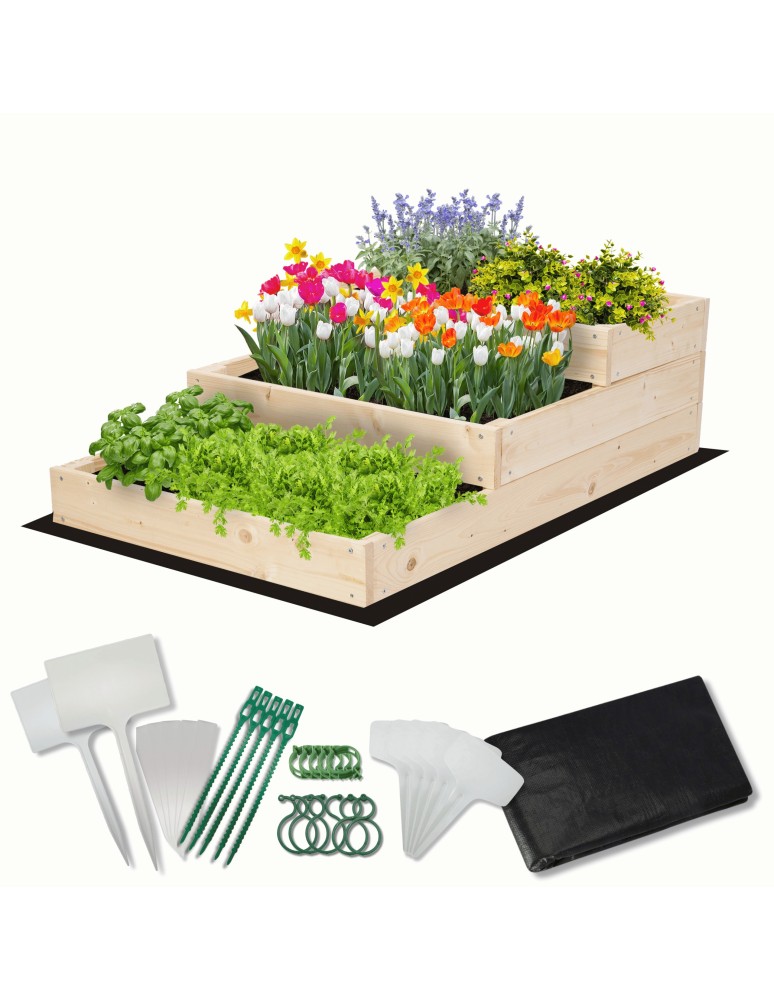 Dom i ogród - Skrzynia na warzywa warzywniak inspekt drewniany 60x90 GRATISY ECO - produkt MODO24.PL 1